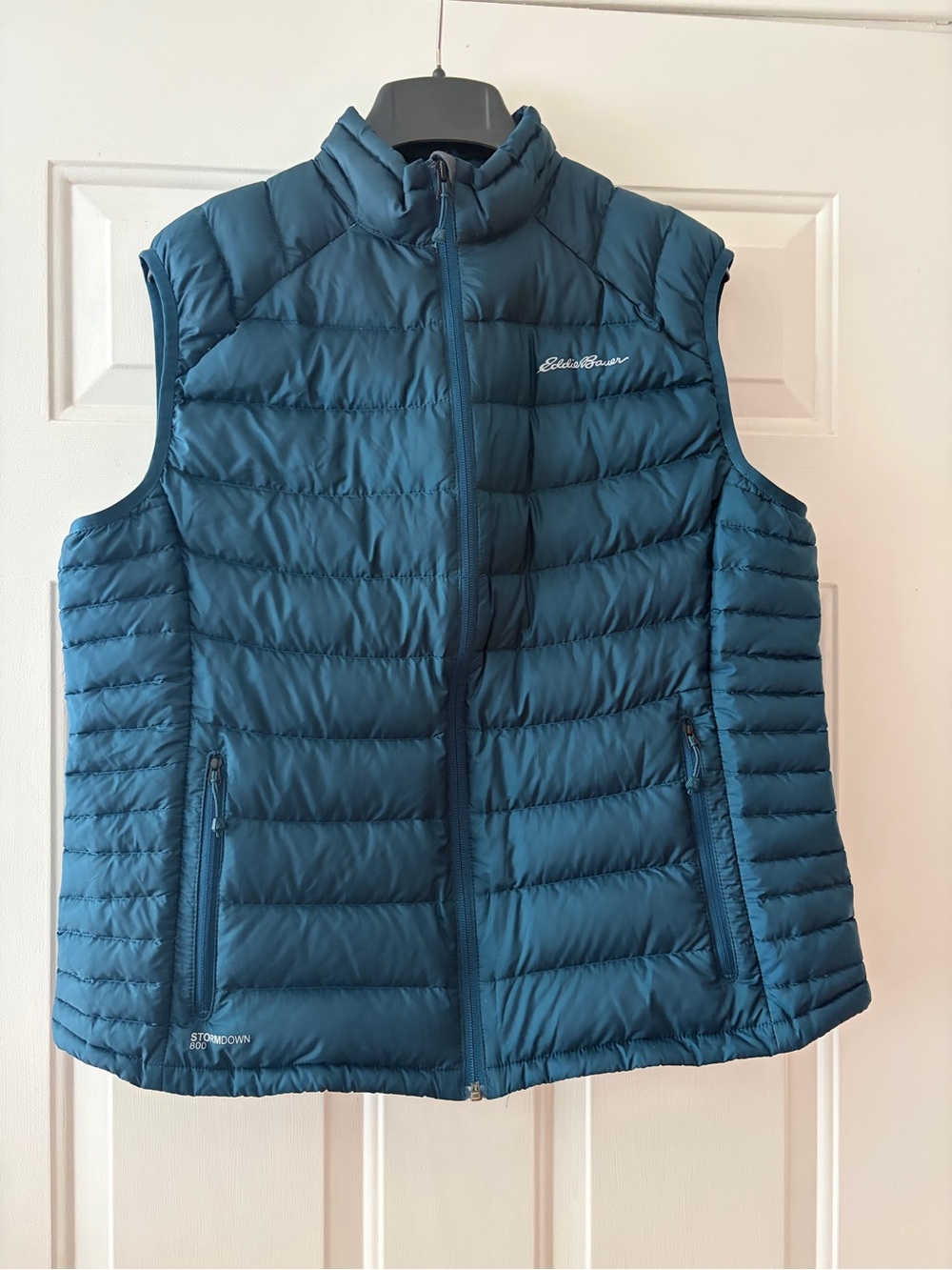Eddie Bauer Deep Teal Packable Quilted Down Vest